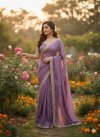 Ktd 2017 Chocolate Silk With Embroidery Work Saree